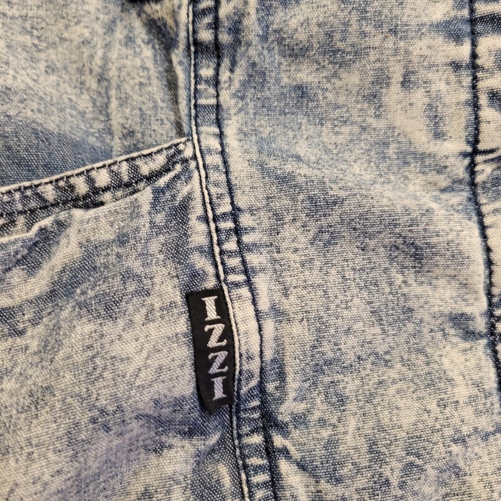 🧥EUC~VINTAGE ACID WASH DENIM COAT - Picture 6 of 15